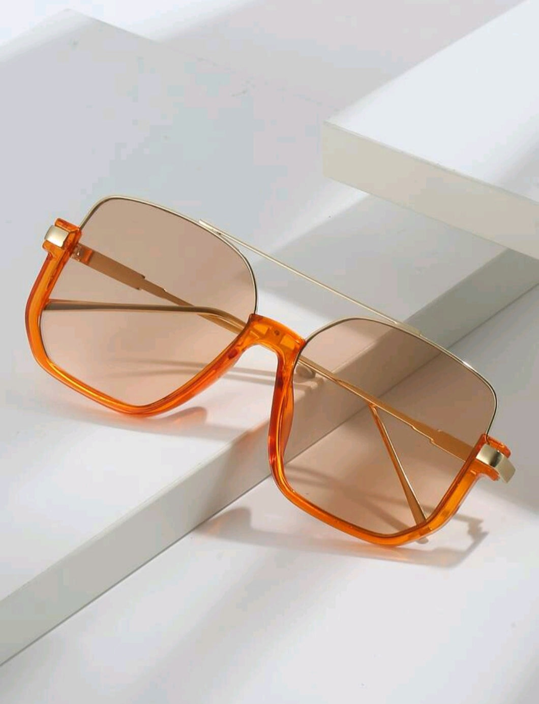 Orange Retro Sunglaases