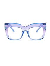 Load image into Gallery viewer, Purple and Blue Oversized Sunglasses
